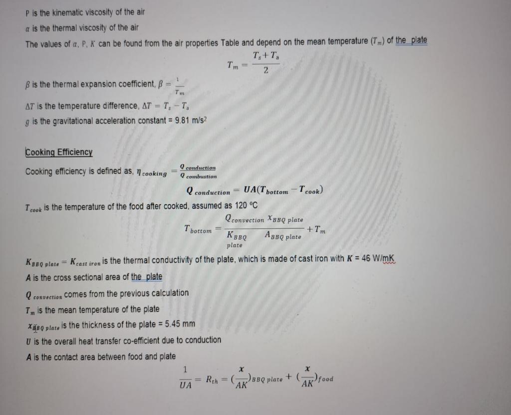 Solved Calculate: Heat transfer efficiency of the BBQ system | Chegg.com