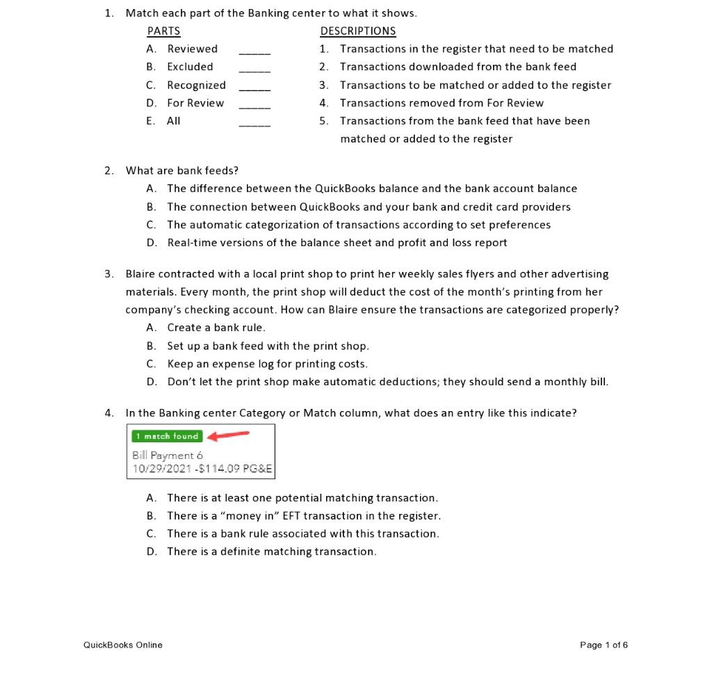 solved-1-match-each-part-of-the-banking-center-to-what-it-chegg