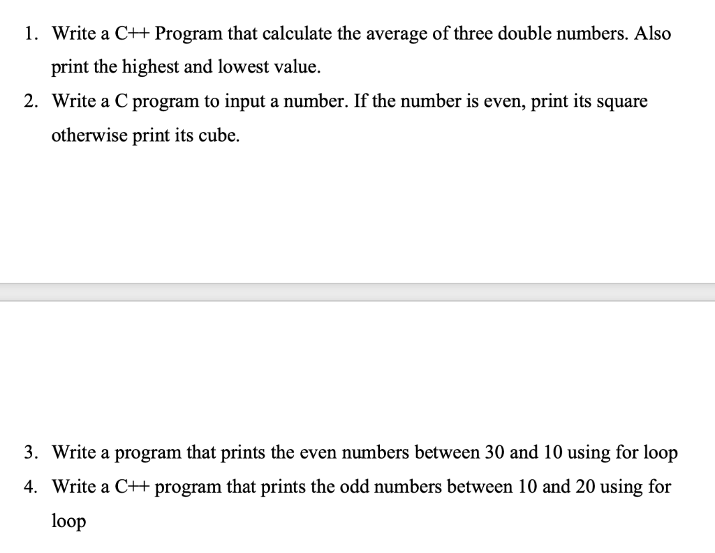 write a program to print average of 3 numbers in c