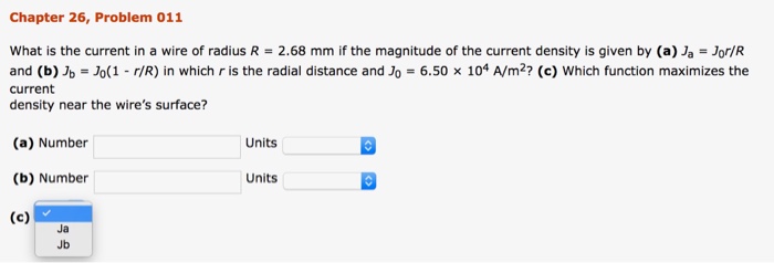 Solved Chapter 26, Problem 011 What is the current in a wire | Chegg.com