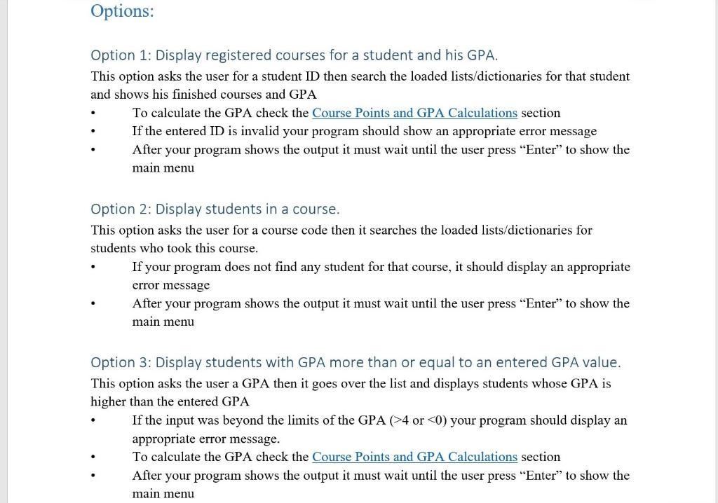 Solved ( i got answer for the first four part ) ( i need the | Chegg.com