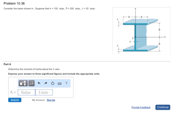 Solved Consider the beam shown in. Suppose that a = 150 mm, | Chegg.com