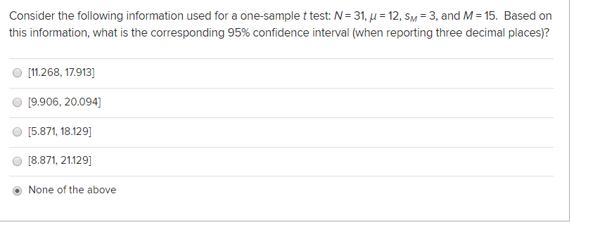 Solved Consider the following information used for a | Chegg.com