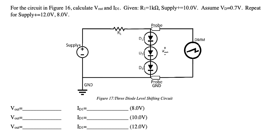 Solved For the circuit in Figure 16 , calculate Vout and | Chegg.com