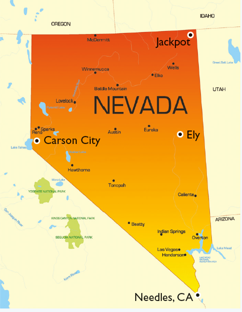 Solved Like many states, Nevada has an irregular shape, as | Chegg.com