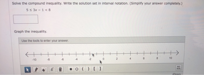 Solved Solve the compound inequality. Write the solution set | Chegg.com