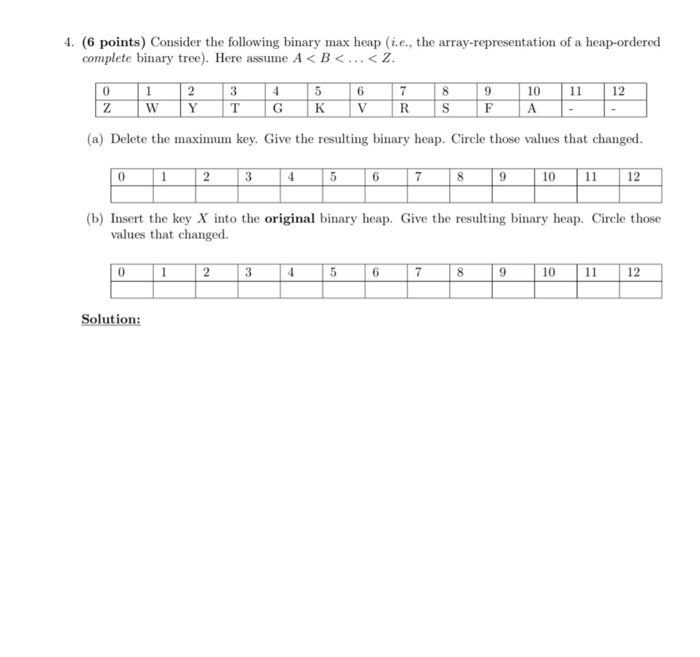 Solved 3. (12 points) Consider the following code fragment | Chegg.com