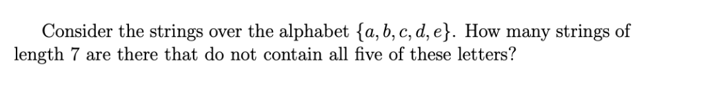 Solved Consider the strings over the alphabet {a, b, c, d, | Chegg.com