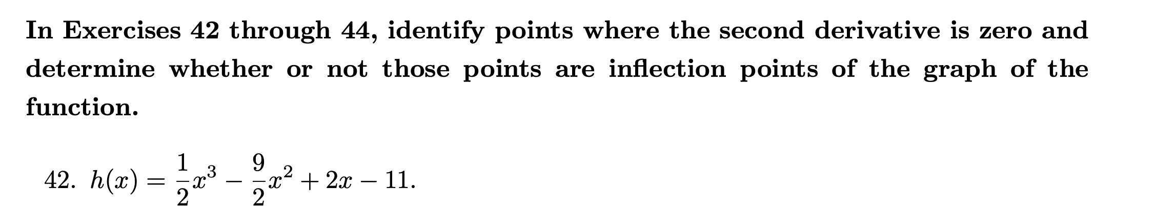 Solved In Exercises 42 through 44, identify points where the | Chegg.com