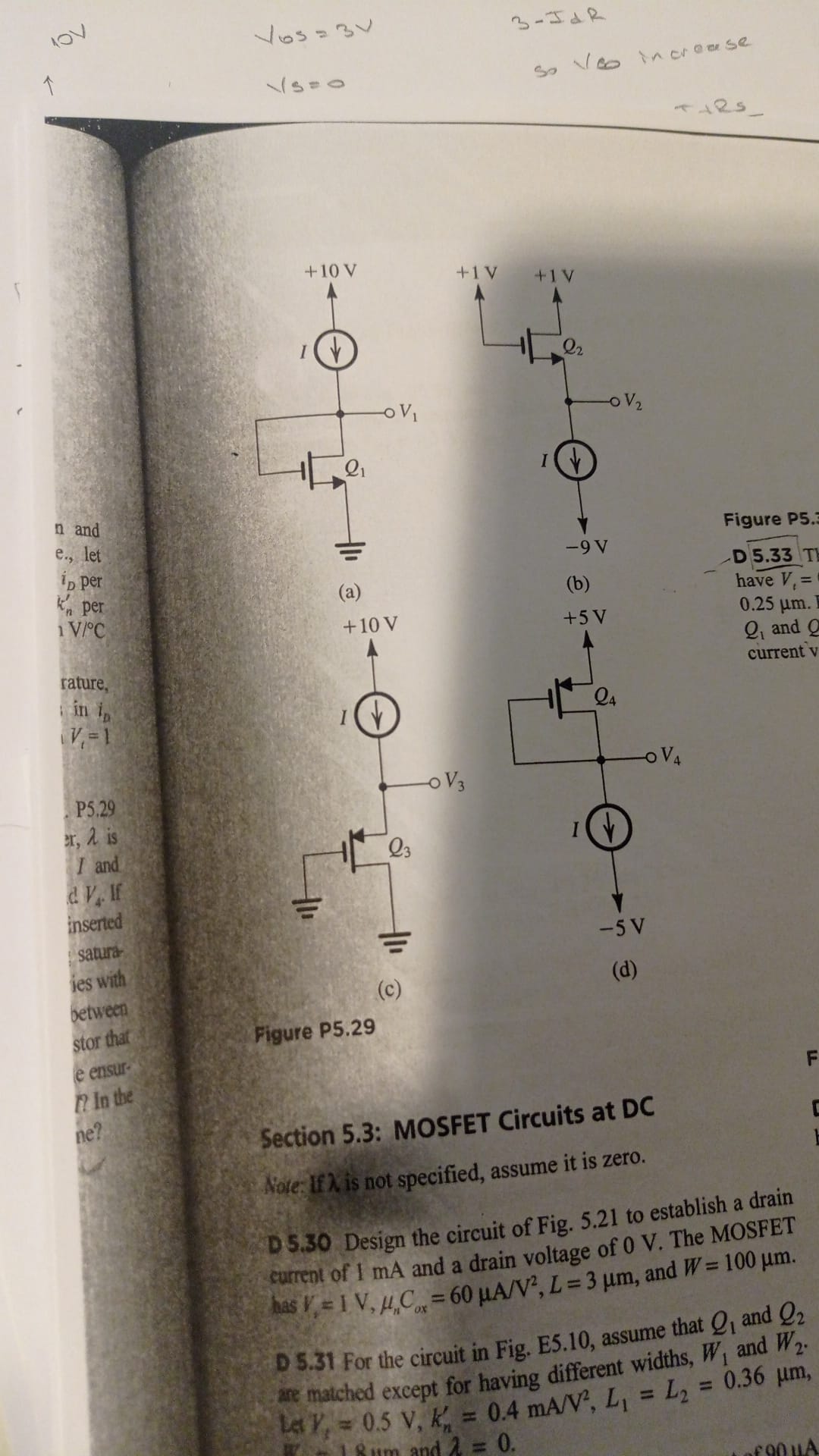 All the transistors in ﻿the circuits shown in ﻿Fig.