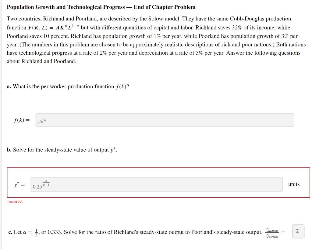 Solved I Have Trouble Solving B. Why My Answer Is | Chegg.com