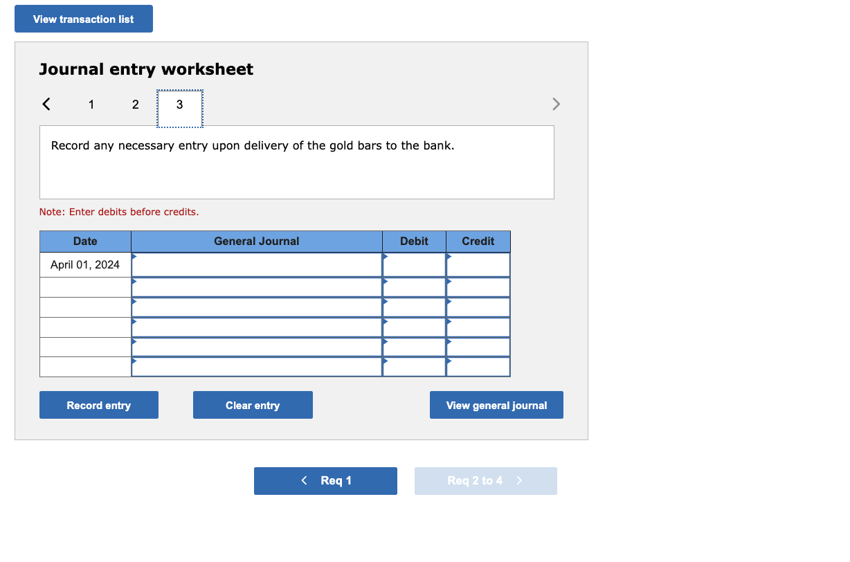 Solved Journal Entry Worksheet Record Any Necessary Entry | Chegg.com