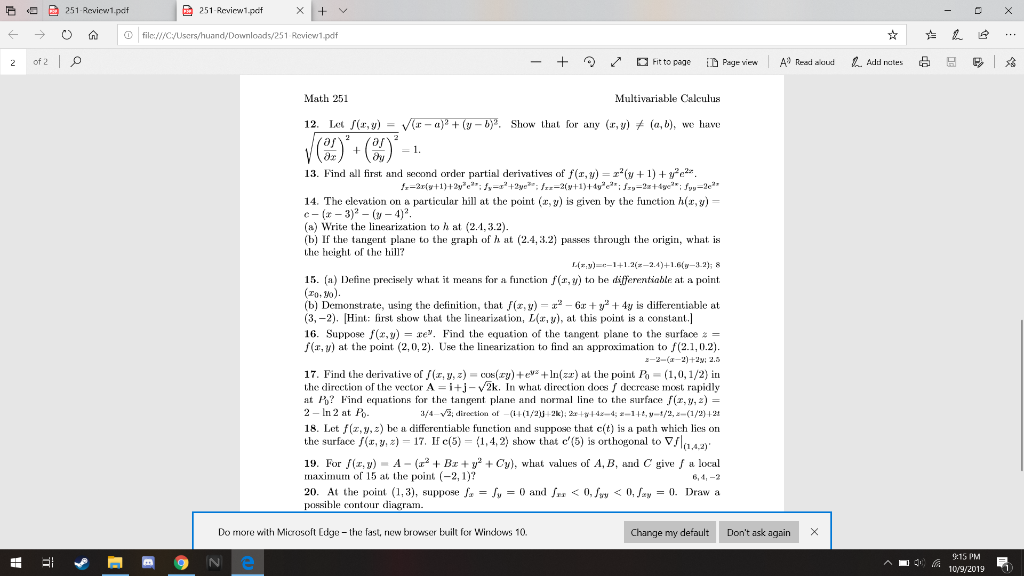 Solved How To Do Question 15 L X Y C 1 1 2 X 2 4 1 6 Chegg Com