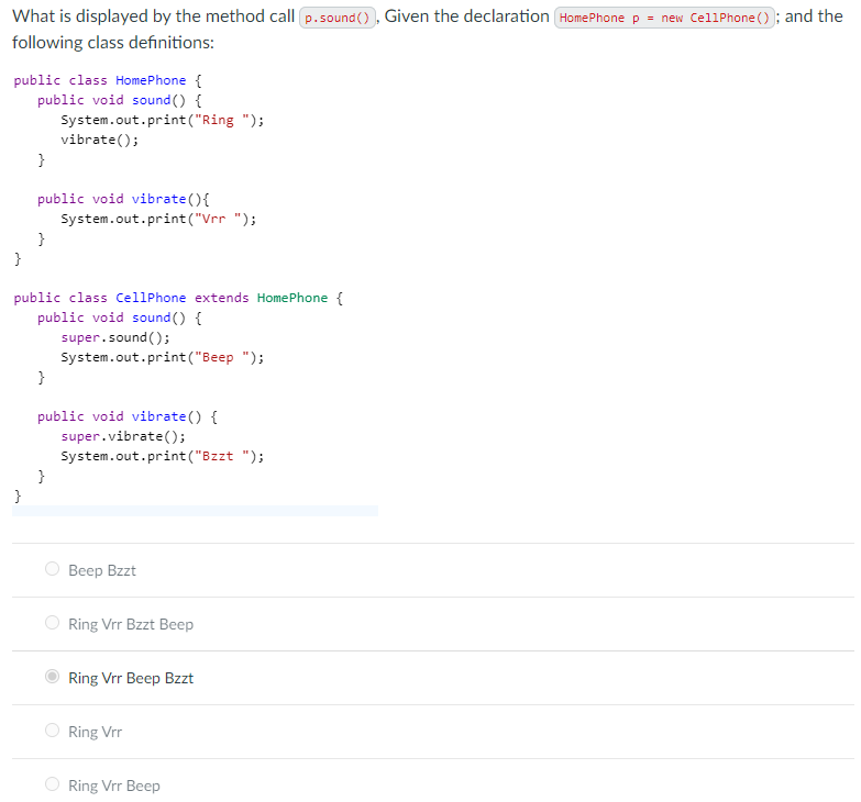 Solved Consider the following class: public class | Chegg.com