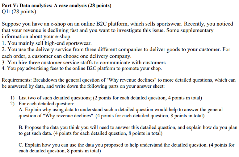 case study analyzing data you are what you eat answer key