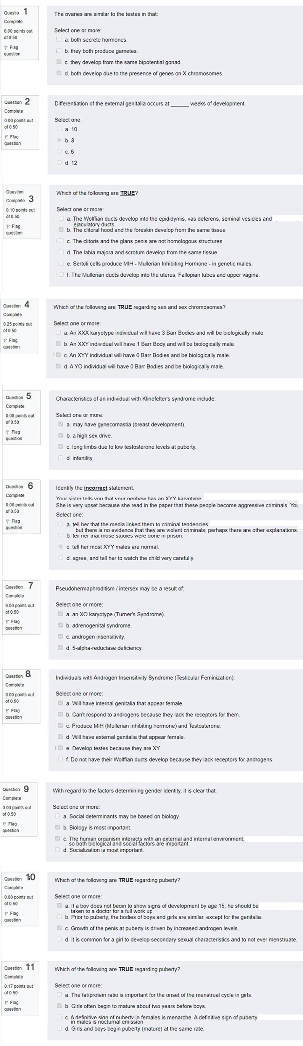 Solved Questio 1 The ovaries are similar to the testes in | Chegg.com