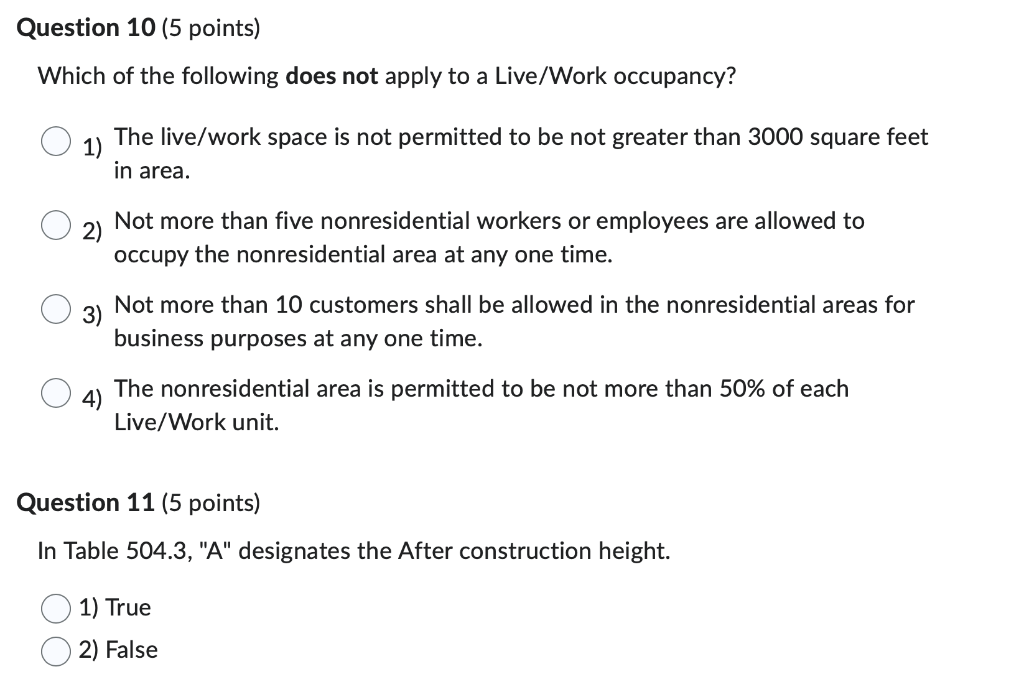 Solved Question 10 (5 points) Which of the following does | Chegg.com