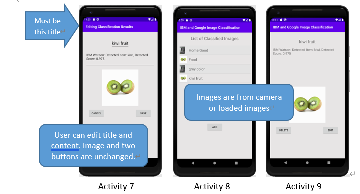 Please create an Android app using ANDROID | Chegg.com