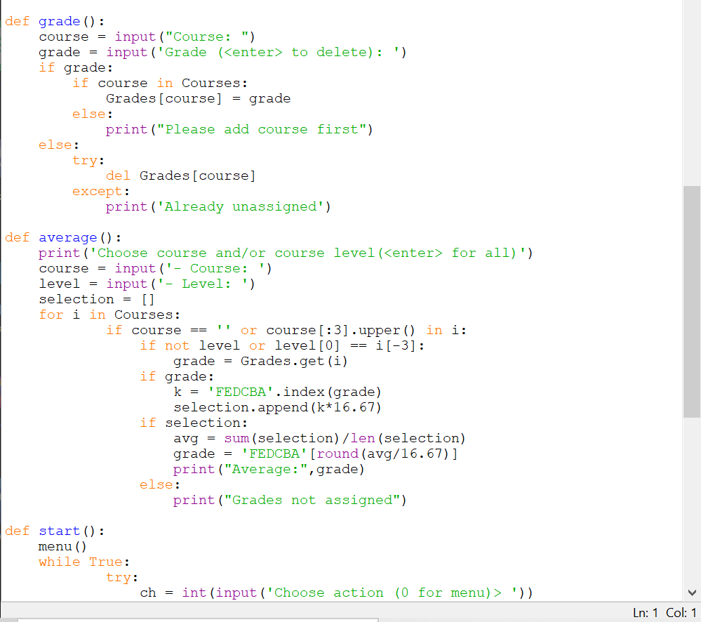 What's wrong with my python 3 program? Why doesn't | Chegg.com