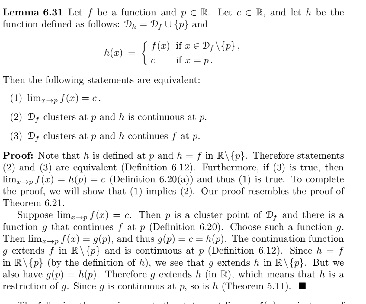 Solved 15 Let F Be A Function And Pe R Such That Limep F Chegg Com