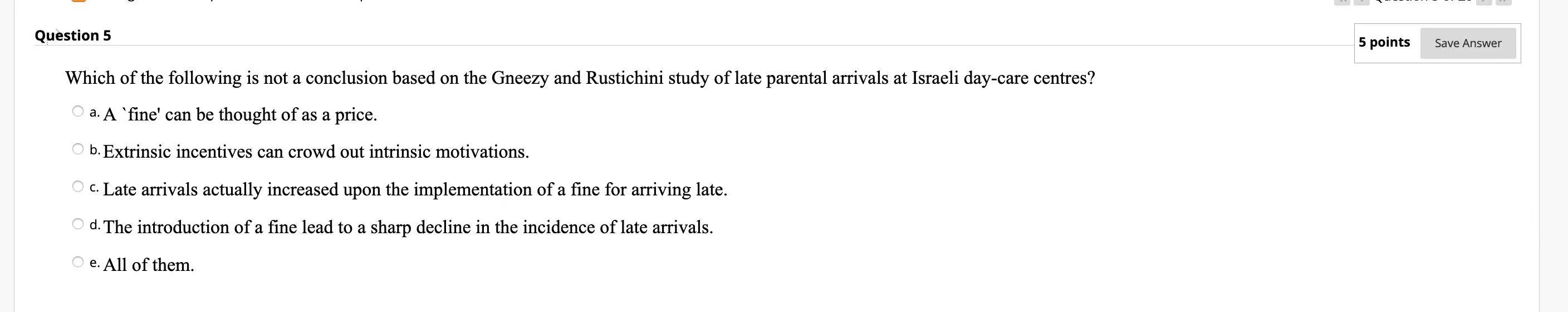Solved Question 5 5 points Save Answer Which of the | Chegg.com