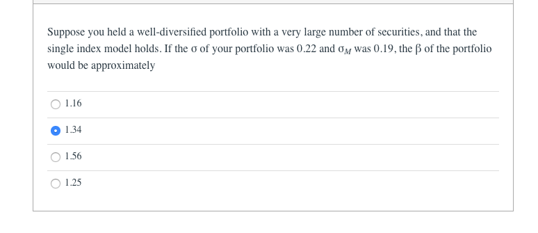 solved-suppose-you-held-a-well-diversified-portfolio-with-a-chegg