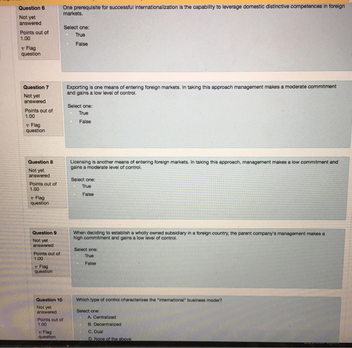 Solved Question 1 Which of the following is not a