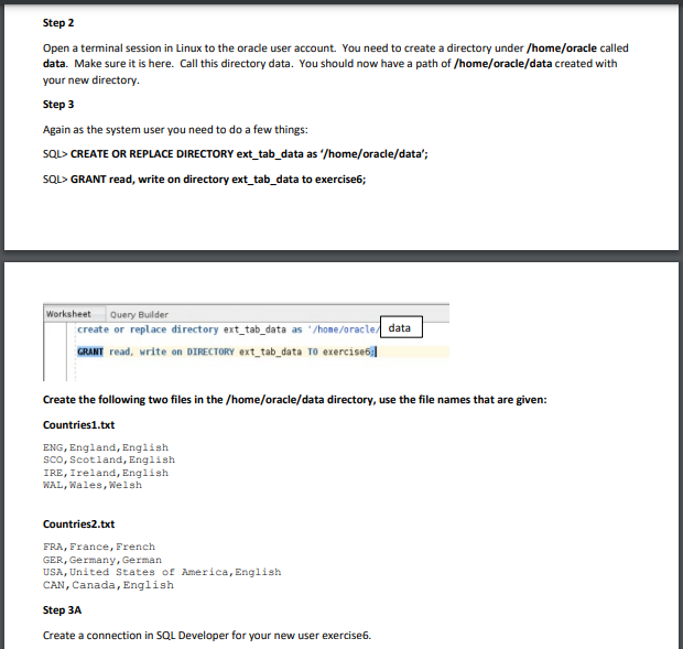 Solved Lab Exercise 10 External Tables External tables allow | Chegg.com