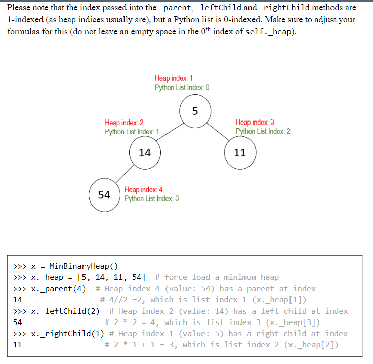 Solved Please note that the index passed into the _parent, | Chegg.com
