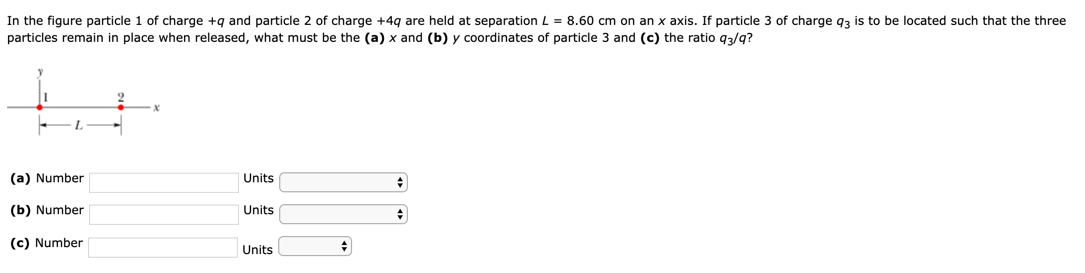 Solved In the figure particle 1 of charge +q and particle 2 | Chegg.com