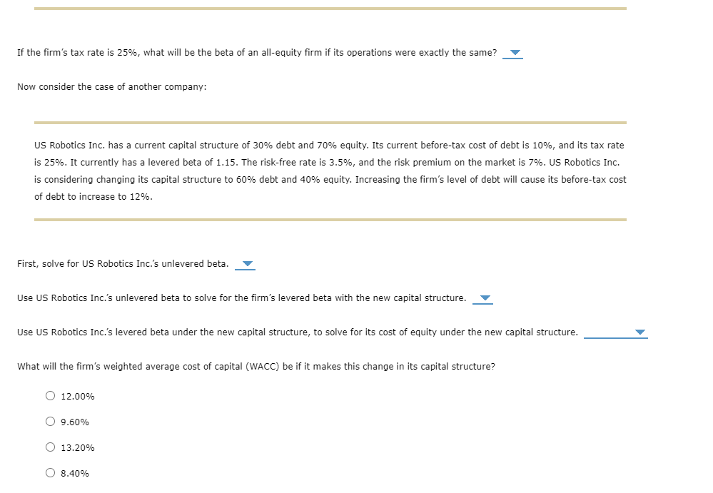 Solved 4. Determining the optimal capital structure | Chegg.com