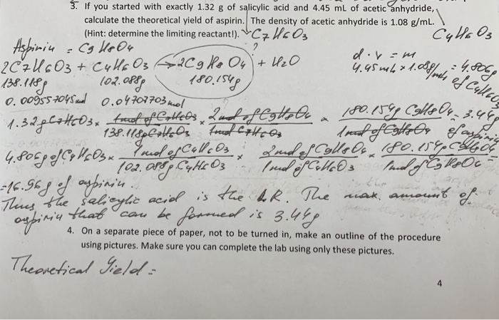 Solved Help Me Please To Get My Theoretical Yield. I Am G&hellip;