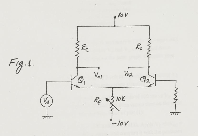 Design and build the differential amplifier shown in | Chegg.com