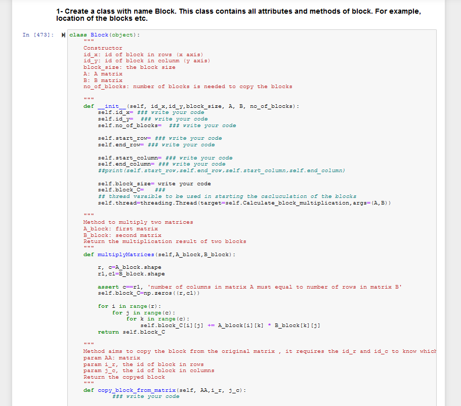 Solved Matrix multiplication is one of the most fundamental | Chegg.com