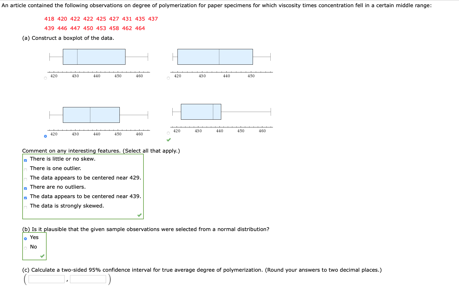 Solved An article contained the following observations on | Chegg.com