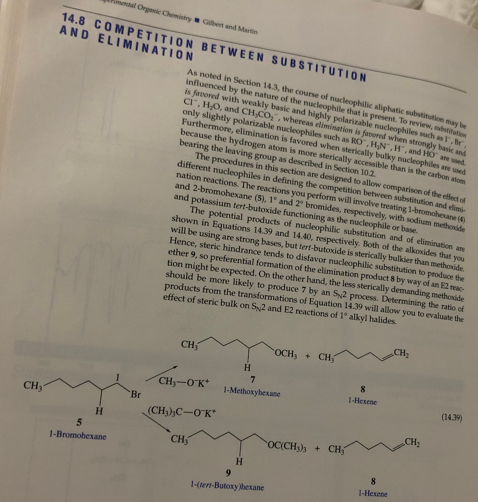 Solved 1. The bromides, used in this experiment are primary
