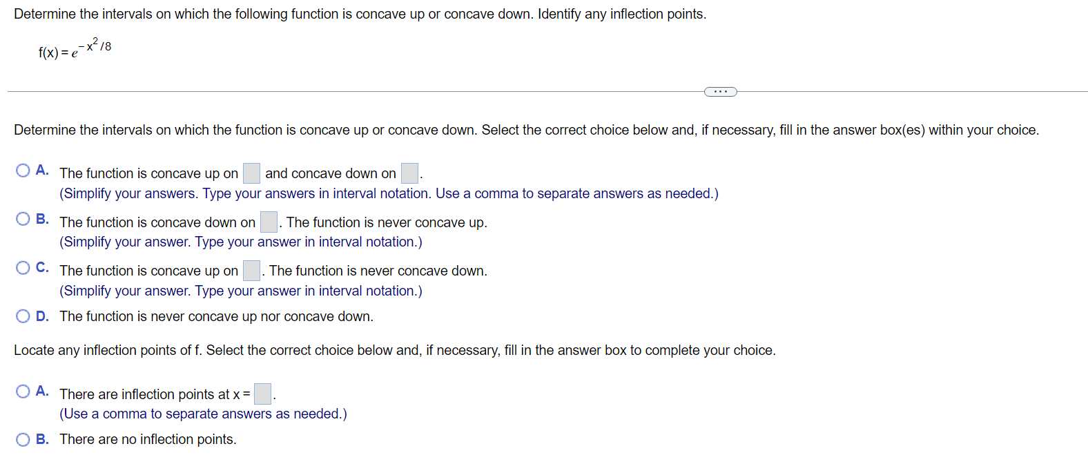 Solved Determine the intervals on which the following | Chegg.com