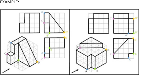 Solved QUESTIONS : Construct an isometric view of the | Chegg.com