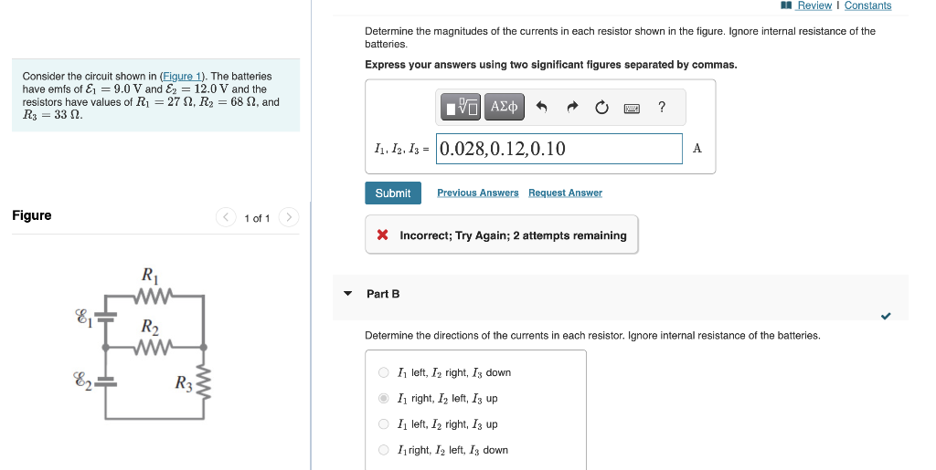 Solved Consider the circuit shown in (Figure 1). The | Chegg.com