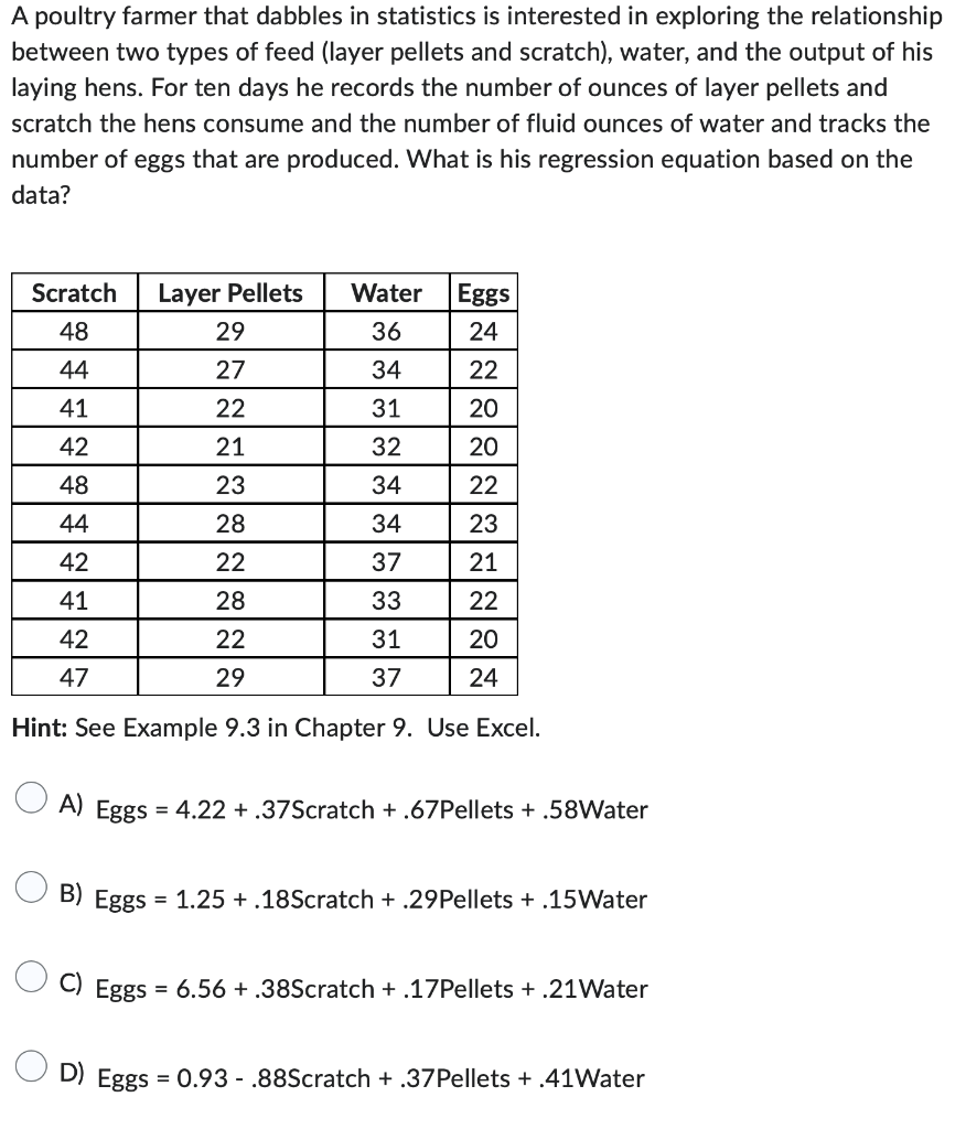 Solved need help with number 21 in chapter 9 of the Stats