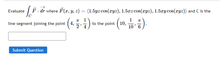 Solved Consider the vector field F = (4yz, 4xz + 4, 4xy + | Chegg.com