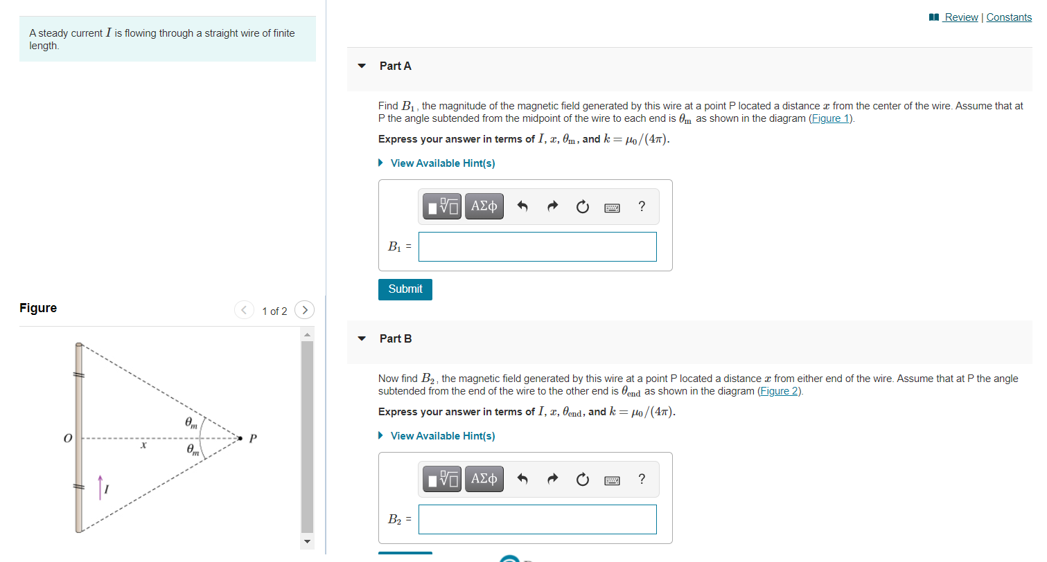 solved-review-constants-a-steady-current-i-is-flowing-chegg