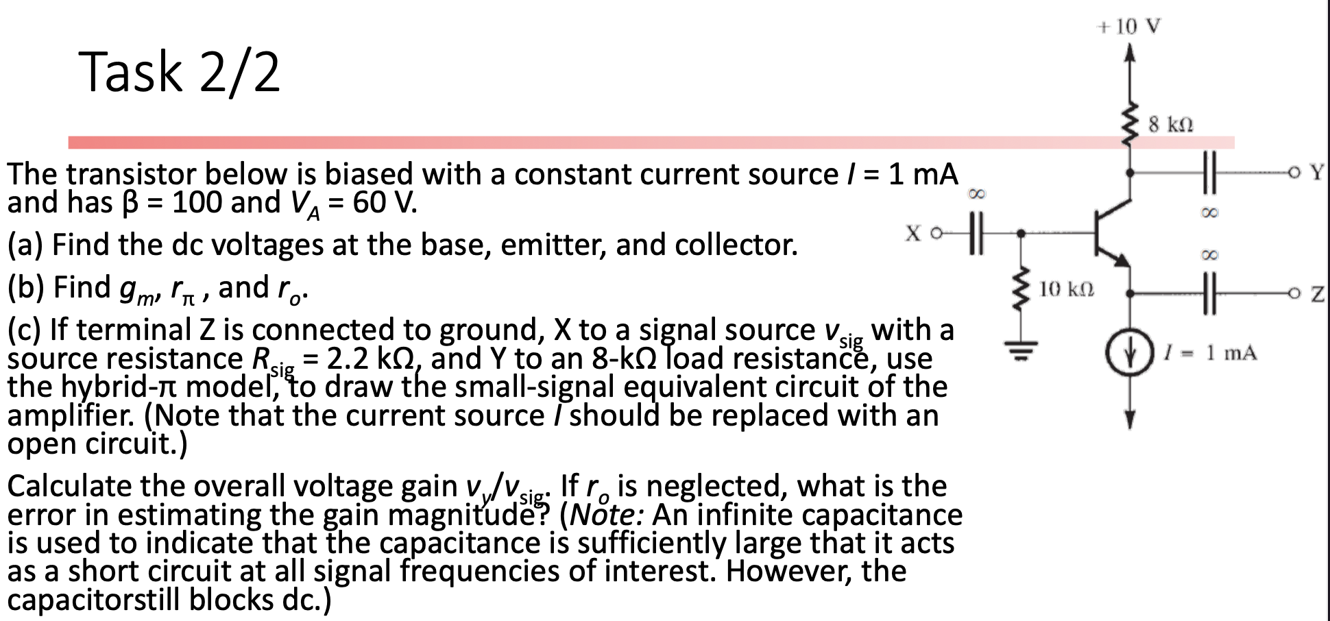 Solved 10 V Task 2 2 8 Kw 1 Oy 8 Xo 10 K 2 He O Z V1 Chegg Com