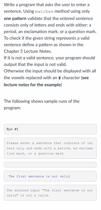 Solved Write a program that asks the user to enter a | Chegg.com