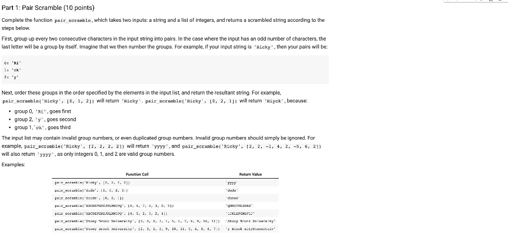 Solved In Python please: Complete the function | Chegg.com