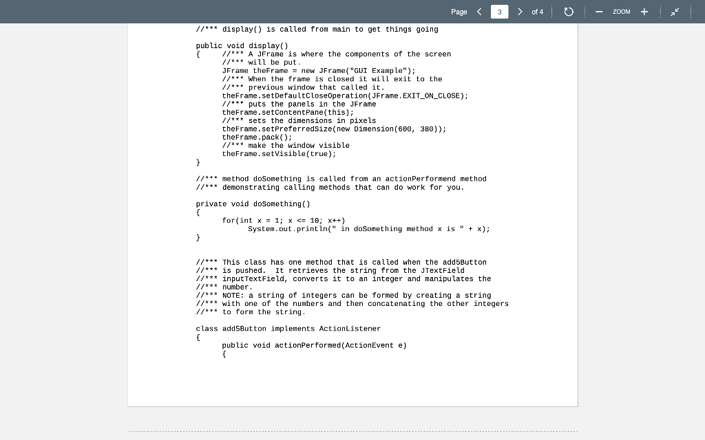 Written in JAVA part 1: (10 points) With the | Chegg.com