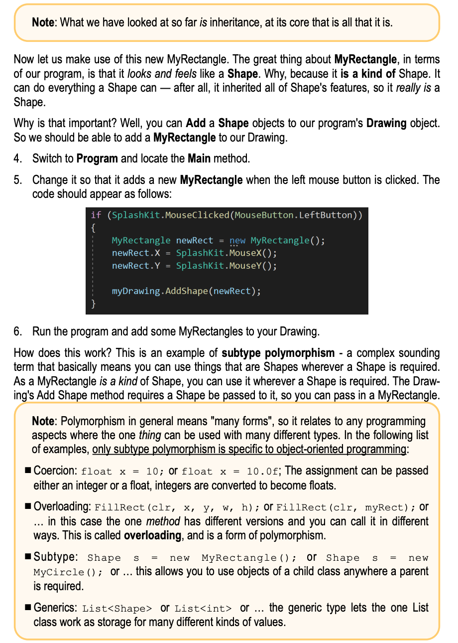 Instructions This task continues the Shape Drawer | Chegg.com