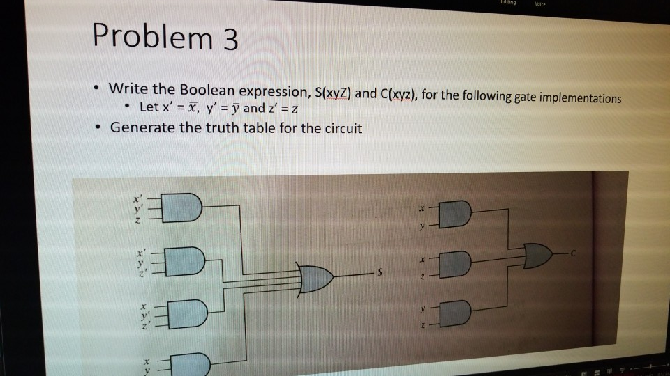 Solved Problem 5 Write the Boolean expression for the | Chegg.com
