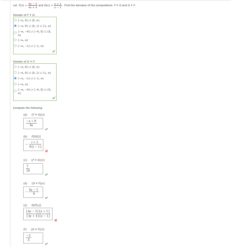 let-f-x-4x-44x-5-and-g-x-x-1x-1-find-the-domains-chegg