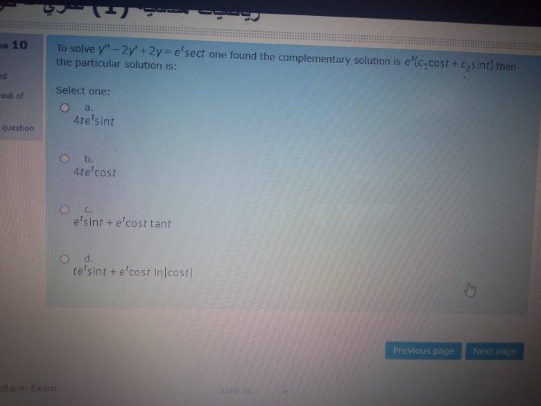 Solved on 10 To solve y